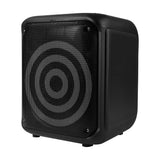 BAFLE VORAGO KSP-350 NEGRO 8" 30WATTS RMS TECNOLOGÍA DSP / USB / MSD/ 3.5MM /  RECARGABLE / TWS BT 5HRS CARGA USB TIPO C