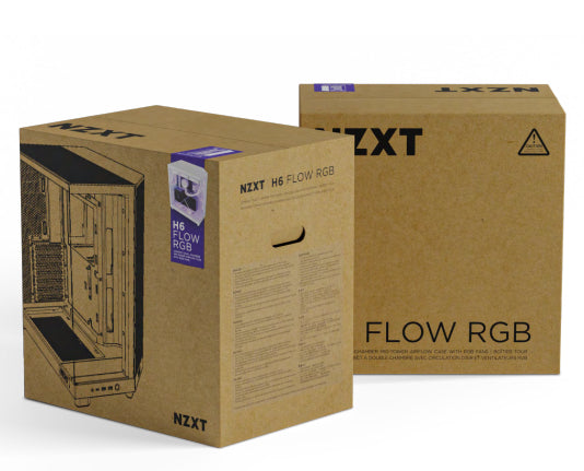 NZXT H6 Flow RGB Midi Tower Blanco, ATX, Micro ATX, Mini-ITX, CC-H61FW-R1
