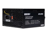 Evotec Ev-600 unidad de fuente de alimentación 600 W 24-pines ATX ATX Negro, 115 - 220 V, No modular