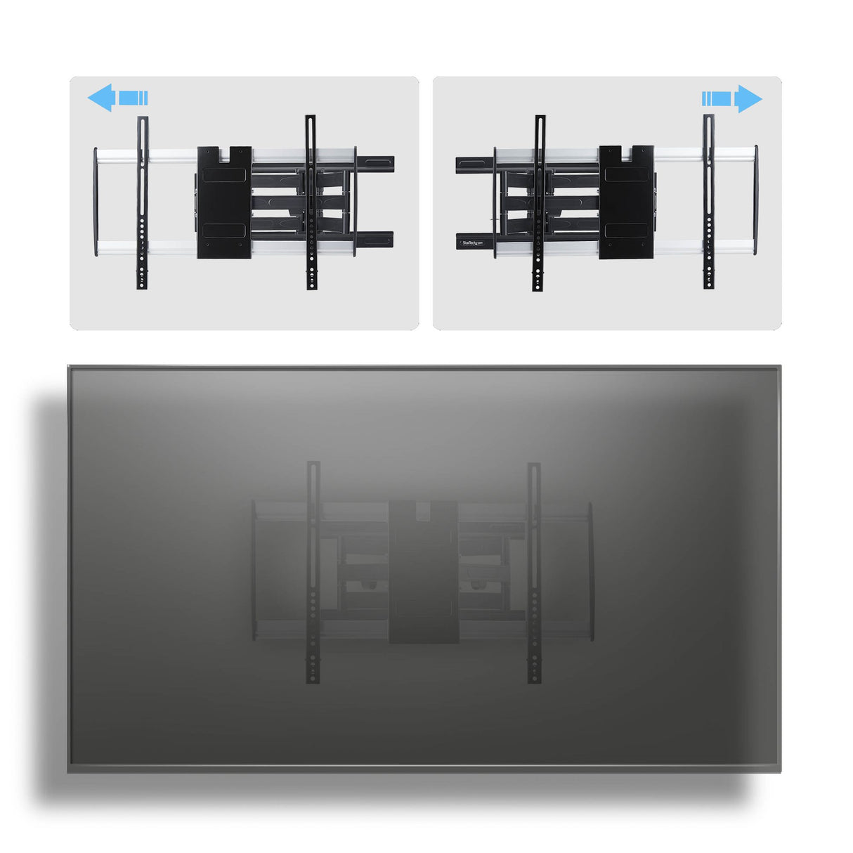 StarTech.com Soporte VESA de Pared Ultra Delgado para TV hasta 65" - Soporte Ultra Delgado Articulado para Pantalla