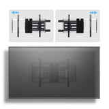 StarTech.com Soporte VESA de Pared Ultra Delgado para TV hasta 65" - Soporte Ultra Delgado Articulado para Pantalla