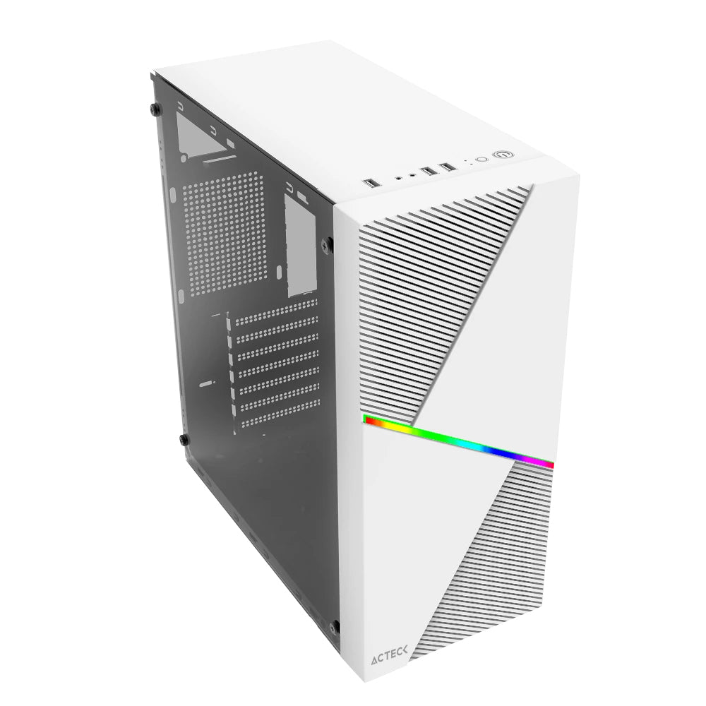 Acteck Draco GM450 Midi Tower Blanco 500 W, ATX, Micro ATX, Mini-ITX, AC-935722