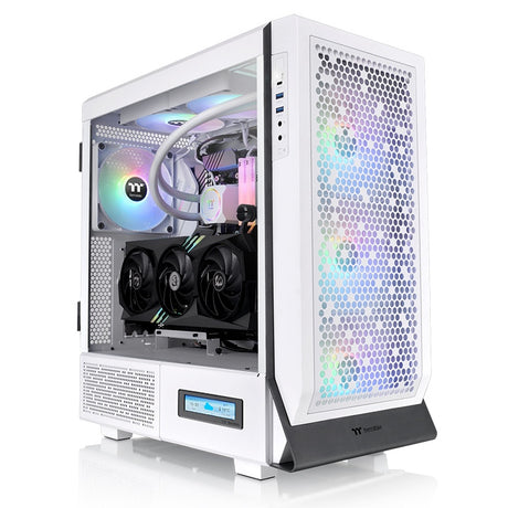Thermaltake CA-1X5-00M6WN-00 gabinete de computadora Midi Tower Blanco, ATX, EATX, Micro ATX
