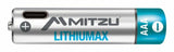 MITZU MLR-4XAAA pila de uso doméstico Batería recargable AAA Litio, 4 pieza(s), 390 mAh