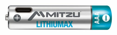 MITZU MLR-4XAAA pila de uso doméstico Batería recargable AAA Litio, 4 pieza(s), 390 mAh