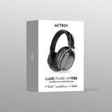 Acteck Luxe Pure HP730 Auriculares Inalámbrico y alámbrico Diadema Llamadas/Música Bluetooth Negro, 20 - 20000 Hz, 235 g
