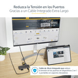 StarTech.com Adaptador Multipuertos USB C de Vídeo 4K a 60Hz, con Hub de 3 Puertos USB-A de 5Gbps, Entrega de Alimentación USB de 100W, Red Ethernet, SD/microSD, Cable de 30cm Laptop Alámbrico USB 3.2 Gen 1 (3.1 Gen 1) Type-C 3 1