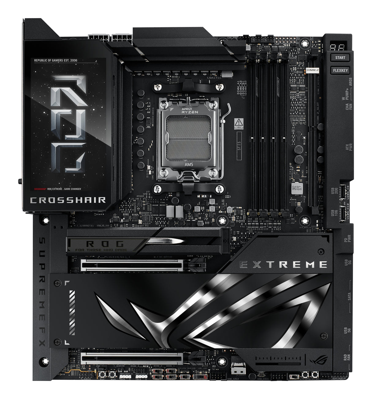 ASUS ROG CROSSHAIR X870E EXTREME placas base AMD Zócalo AM5 Zócalo AM5 DDR5-SDRAM
