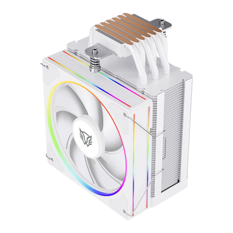 Balam Rush HELIUX PRO HEX65 Procesador Enfriador de aire 12 cm Blanco, 600 RPM, 2200 RPM