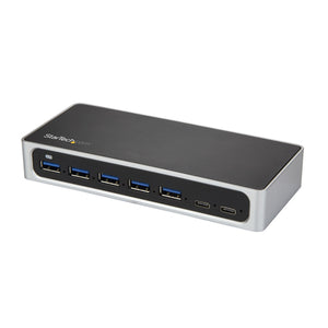 StarTech.com Hub Concentrador USB 3.0 USB C a 5x USB-A y 2x USB Tipo C de 7 Puertos - 5Gbps - Ladrón USBC Alimentado Hub