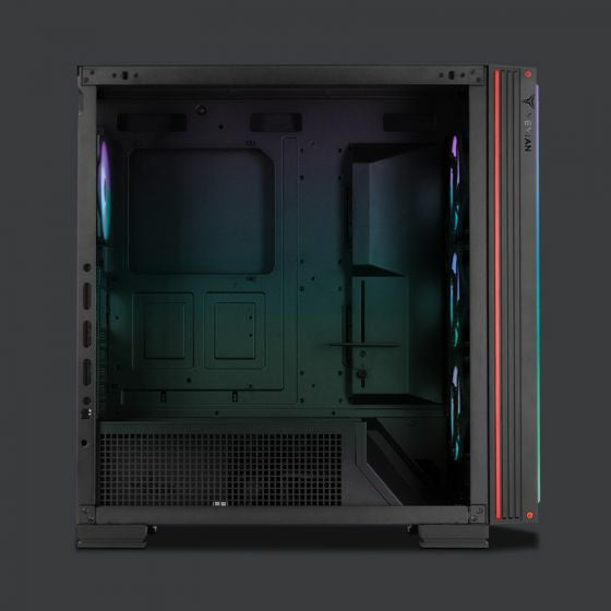 Yeyian Mirage X Tower Negro, EATX, Ventiladores de la caja, YCF-EPMIR-X1