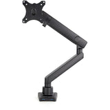 StarTech.com Brazo de Escritorio para Pantalla - Soporte VESA para Monitor hasta 34" (8kg) - Soporte VESA Articulado con Movimiento Total - Hub USB 3.0 de 2 Puertos - Grommet o Abrazadera - Resorte Monitor Negro