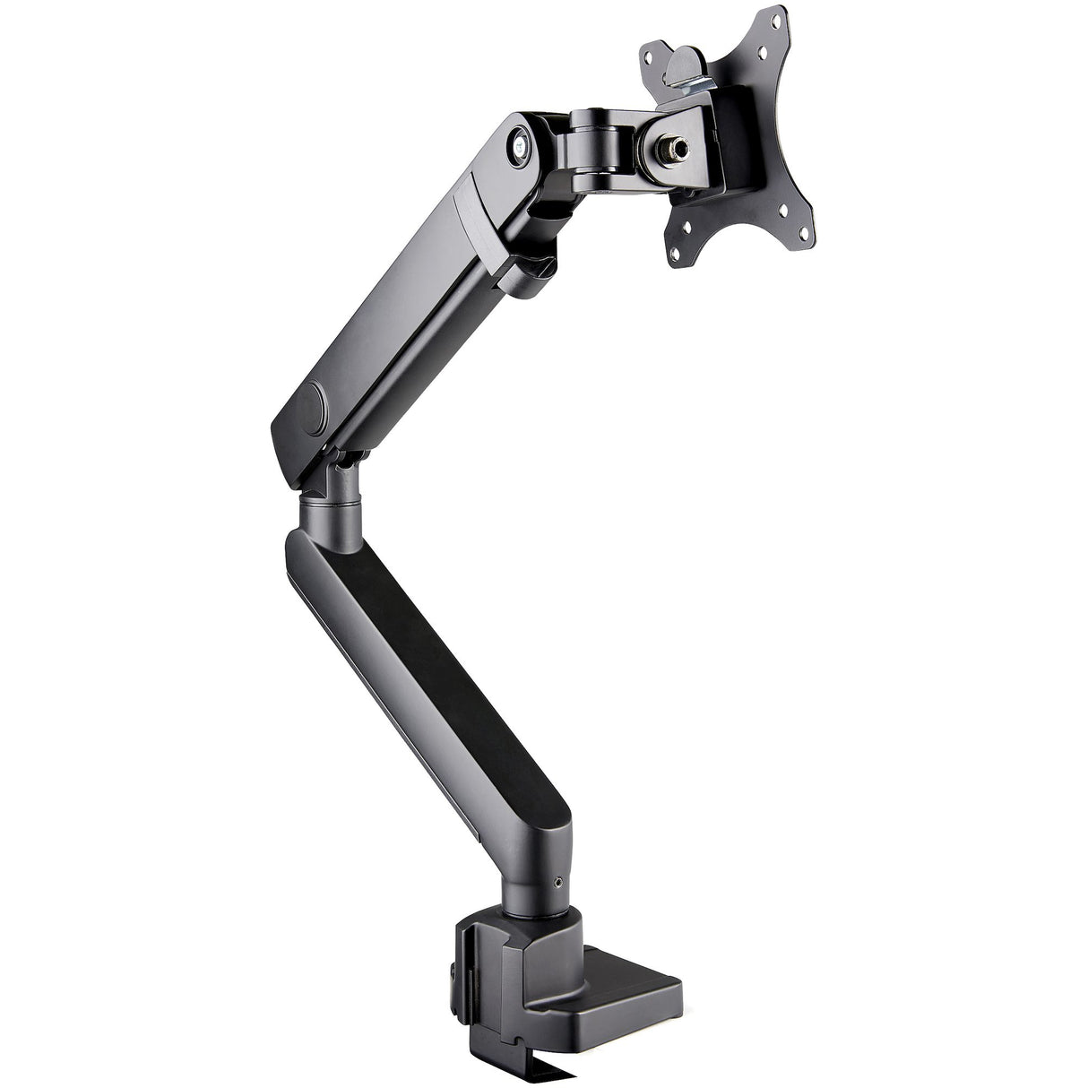 StarTech.com Brazo de Escritorio para Pantalla - Soporte VESA para Monitor hasta 34" (8kg) - Soporte VESA Articulado con Movimiento Total - Hub USB 3.0 de 2 Puertos - Grommet o Abrazadera - Resorte Monitor Negro