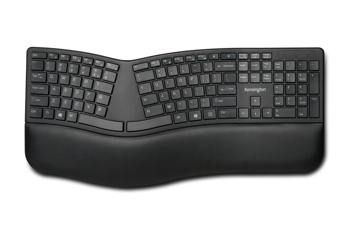 Kensington Teclado inalámbrico Pro Fit® Ergo (negro) Teclado Universal Inalámbrico y alámbrico RF inalámbrica + USB QWERTY