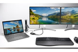 Kensington Teclado inalámbrico Pro Fit® Ergo (negro) Teclado Universal Inalámbrico y alámbrico RF inalámbrica + USB QWERTY