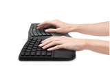 Kensington Teclado inalámbrico Pro Fit® Ergo (negro) Teclado Universal Inalámbrico y alámbrico RF inalámbrica + USB QWERTY