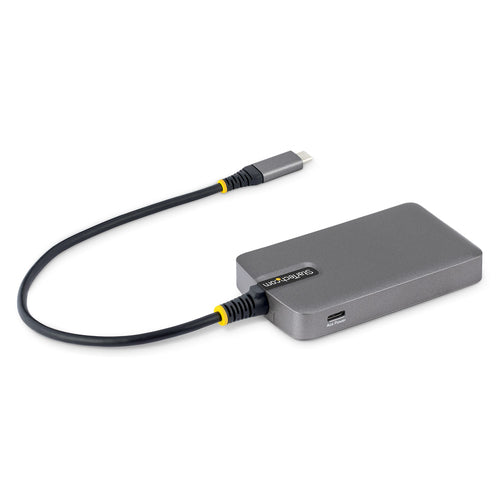 StarTech.com Hub USB-C de 4 Puertos USB-A - Ladrón USB USB Tipo C a USB-A - Concentrador USB 3.0 Portátil de 5Gb - Alime