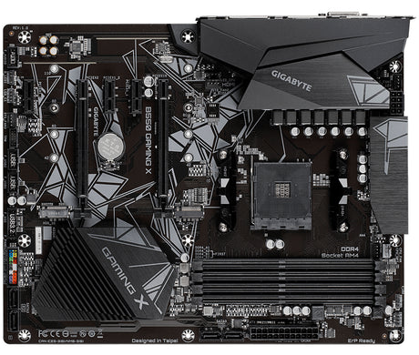 GIGABYTE B550 Gaming X V2 Placa base - Procesadores AMD Ryzen 5000, VRM de 10+3 fases, hasta 4733 MHz DDR4, 1xPCIe 4.0 + 1xPCIe 3.0 M.2, LAN 1GbE, USB 3.2 Gen 2 placas base AMD Zócalo AM4 1 Zócalo AM4