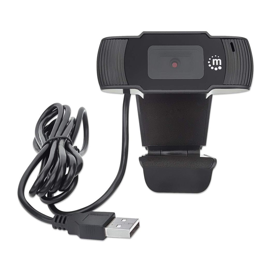 Manhattan Webcam USB Full HD cámaras web 2 MP 1920 x 1080 Pixeles 30 pps Full HD