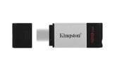 Kingston Technology DataTraveler 80 Memoria Flash 128 GB USB Tipo C 3.2 Gen 1 (3.1 Gen 1) 200 MB/s