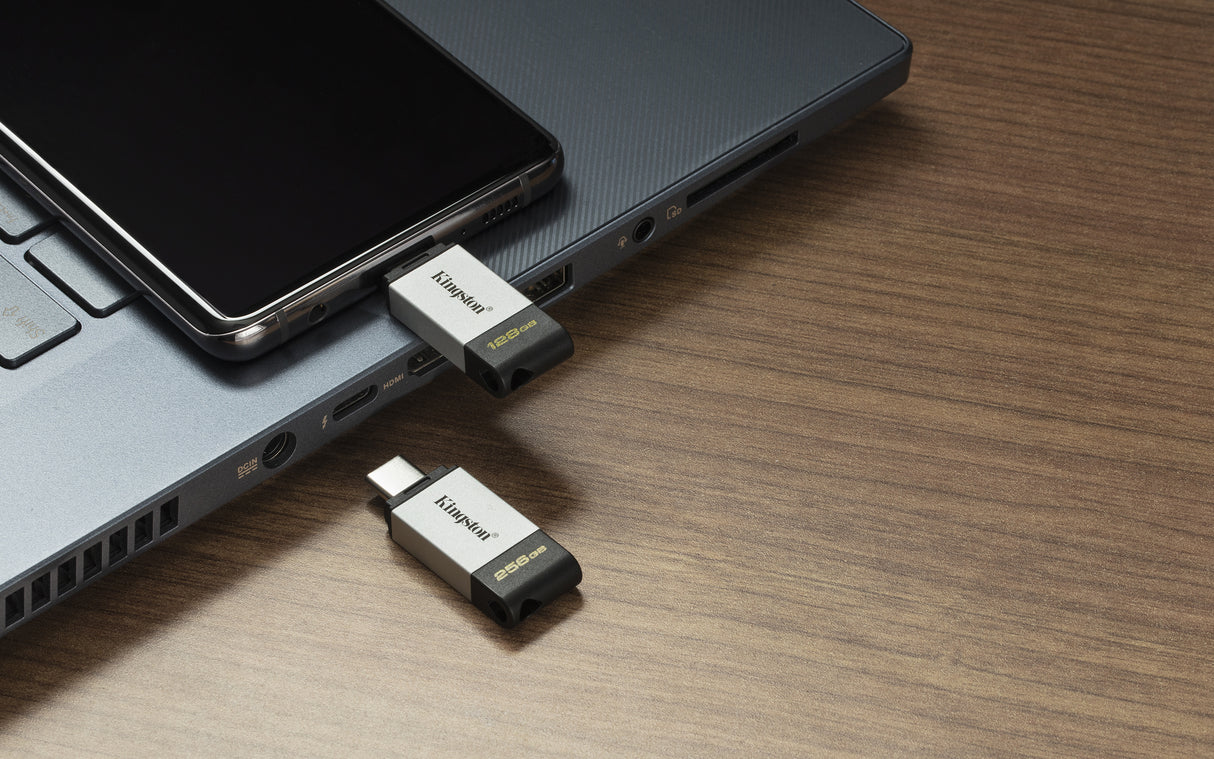 Kingston Technology DataTraveler 80 Memoria Flash 128 GB USB Tipo C 3.2 Gen 1 (3.1 Gen 1) 200 MB/s