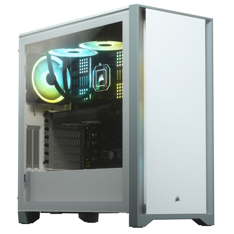 Corsair 4000D Midi Tower Blanco, ATX, EATX, Micro ATX, CC-9011199-WW | Gabinetes de computadora