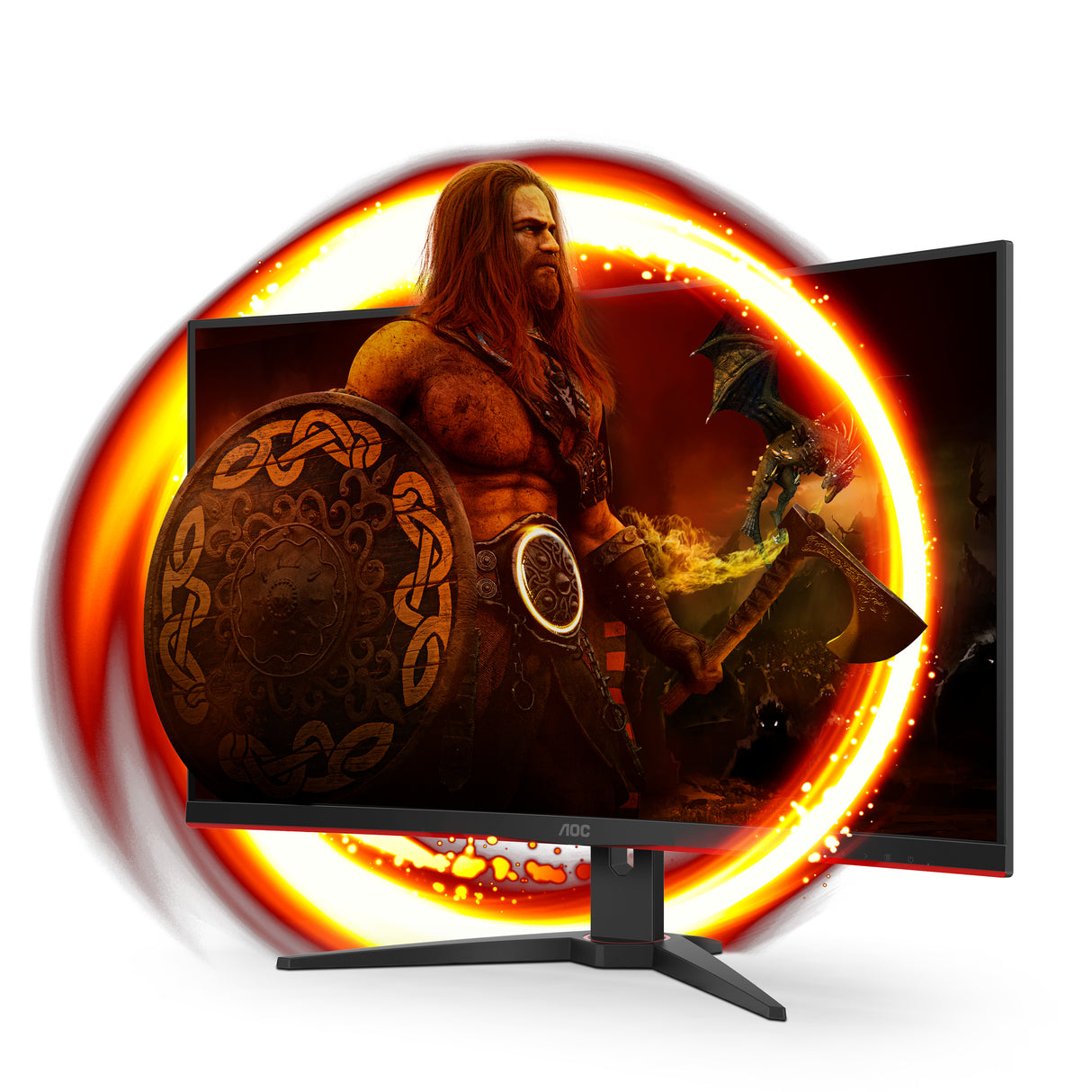 AOC C32G2ZE Monitor 80 cm (31.5") 1920 x 1080 Pixeles Full HD W-LED Negro