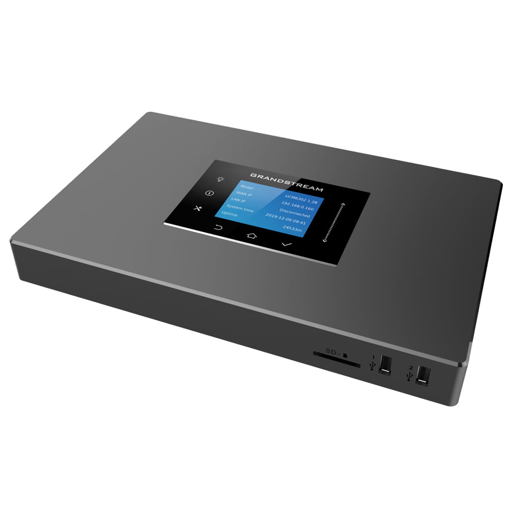 Grandstream Networks UCM6302 Sistema de centralita privada (PBX) 1000 usuario(s) Sistema IP PBX (privado y con conmutaci