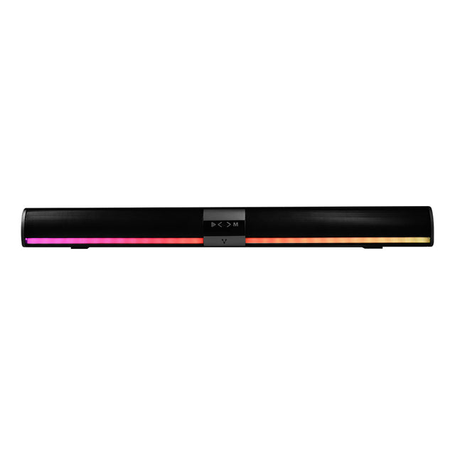 BARRA DE SONIDO PORTATIL VORAGO BSP-450 BT/TF/AUX 3.5MM/USB/COAXIAL RGB