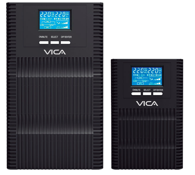 Vica OSS3K sistema de alimentación ininterrumpida (UPS) Doble conversión (en línea) 3 kVA 2700 W, Onda sinusoidal pura, 