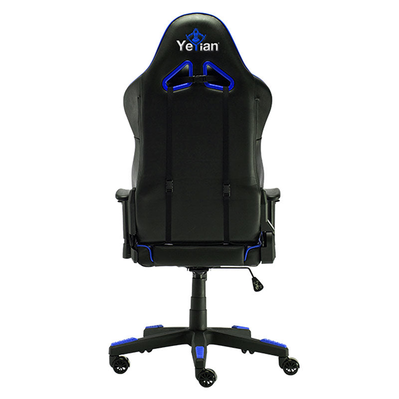 Yeyian Cadira 1150 Silla universal para juegos asiento acolchado Negro, Azul, respaldo acolchado