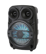 Misik MB128 altavoz portátil y para fiesta Negro 2500 W, Inalámbrico y alámbrico, LED