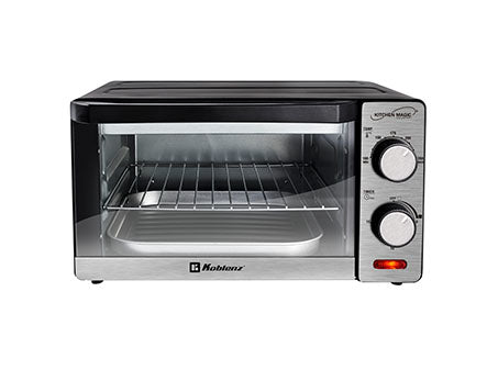 Horno Tostador Koblenz HKM-1000 10 L, Parrilla Giratoria, Acero Inoxidable