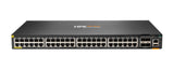 HPE Aruba Networking CX 6200F 48G Class4 PoE 4SFP+ 740W Switch, Gestionado, Gigabit Ethernet (10/100/1000), Energía sobr