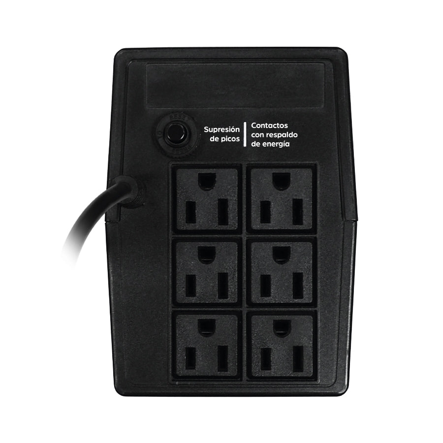 Ghia GUP-100 sistema de alimentación ininterrumpida (UPS) 1 kVA 480 W 6 salidas AC, 125 V