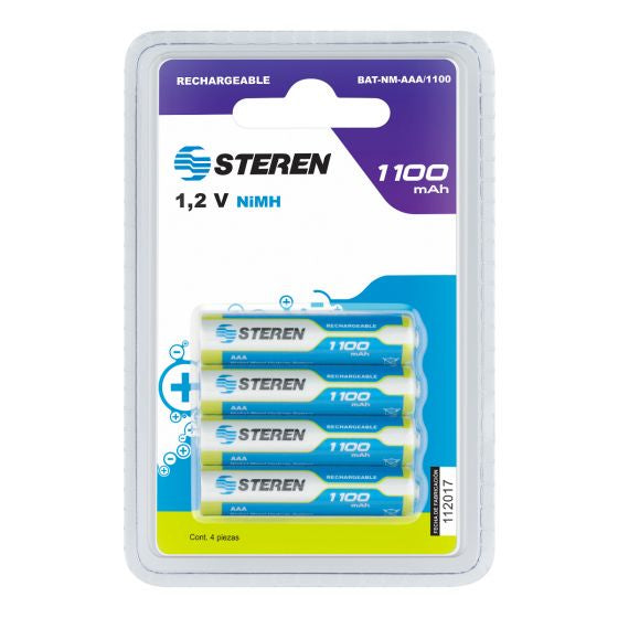 Steren BAT-NM-AAA/1100 pila doméstica Alcalino
