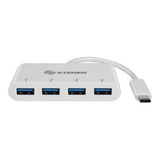 Steren USB-5260 nodo concentrador USB 3.2 Gen 1 (3.1 Gen 1) Type-C 5000 Mbit/s Blanco, 1 pieza(s)