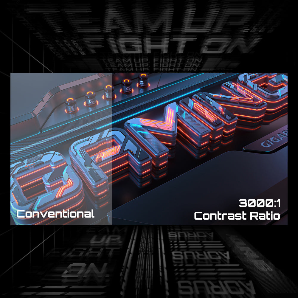 GIGABYTE GS27FC 27" Monitor de Juego Curvo FHD - 1920 x 1080, 1500R, 180Hz, 1 ms, 250 cd/m², FreeSync Premium, HDR Ready, HDMI 2.0, Displayport 1.4 Monitor 68,6 cm (27") 1920 x 1080 Pixeles Full HD Edge LED Negro