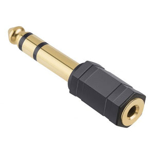 Steren 252-160 cambiadores de género de cables 3.5 mm 6.3 mm Negro | Cambiadores de género de cables