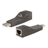 Steren 506-430 cambiador de género para cable USB RJ-45 Negro