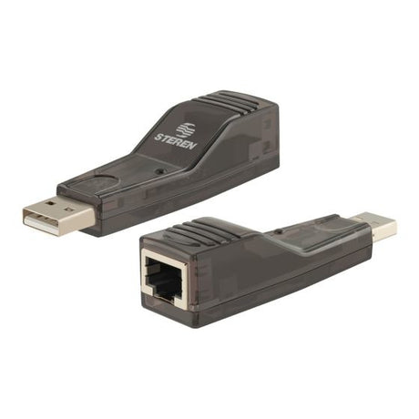 Steren 506-430 cambiador de género para cable USB RJ-45 Negro