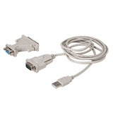 Steren USB-SER cable serial Gris 1.8 m D-Sub (DB-9) USB tipo A, Macho, Macho