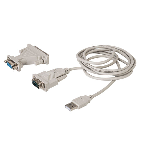 Steren USB-SER cable serial Gris 1.8 m D-Sub (DB-9) USB tipo A, Macho, Macho