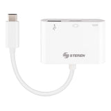 Steren USB-471 base para laptop o replicador de puertos USB 3.2 Gen 1 (3.1 Gen 1) Type-C Blanco, HDMI, 1 pieza(s)