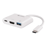 Steren USB-471 base para laptop o replicador de puertos USB 3.2 Gen 1 (3.1 Gen 1) Type-C Blanco, HDMI, 1 pieza(s)