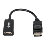 Steren 506-450 adaptador de cable de vídeo DisplayPort HDMI Tipo A (Estándar) Negro, Macho, Hembra, 1 pieza(s)