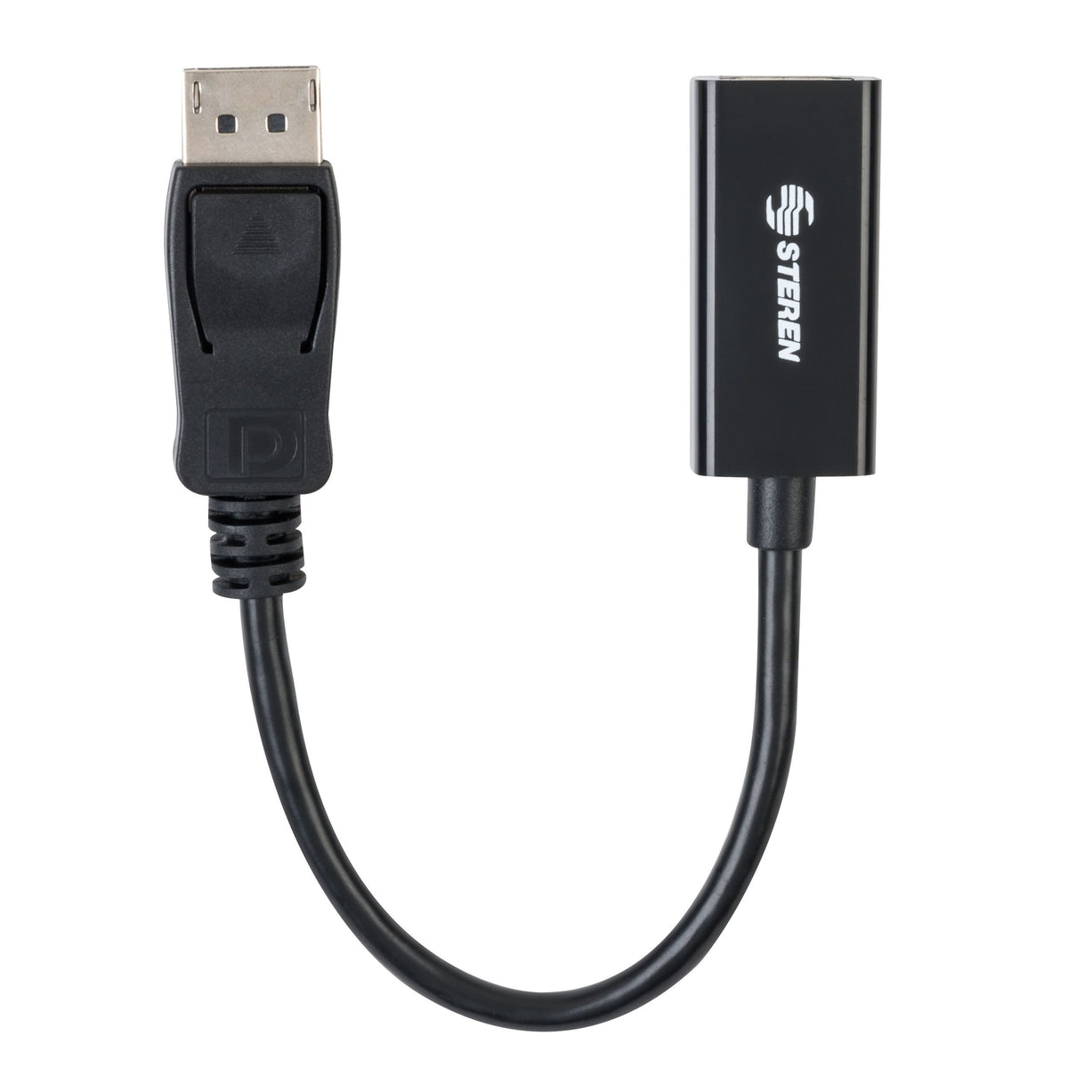 Steren 506-450 adaptador de cable de vídeo DisplayPort HDMI tipo A (Estándar) Negro