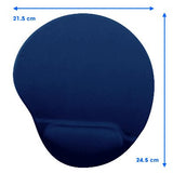 BRobotix 500074A alfombrilla para ratón Cojín de ratón para Juegos Marina, Monocromático, Neopreno, Sintético