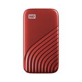 Western Digital My Passport 1 TB USB Tipo C 3.2 Gen 2 (3.1 Gen 2) Rojo, 1050 MB/s, Protección mediante contraseña