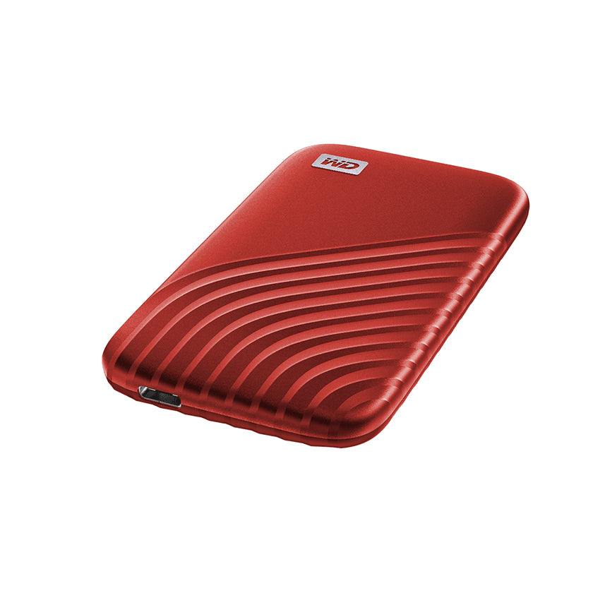 Western Digital My Passport 1 TB USB Tipo C 3.2 Gen 2 (3.1 Gen 2) Rojo, 1050 MB/s, Protección mediante contraseña